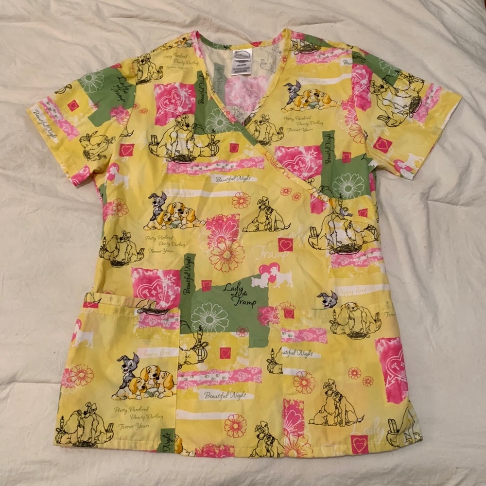 Disney Scrub Top